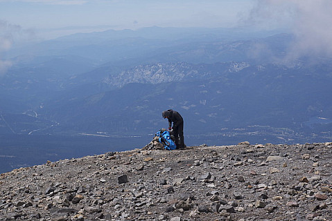 MT. SHASTA 2014 OUT OF CHUTE