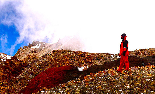 ANDRE CLOSE TO SHASTA SUMMIT